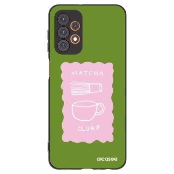 Picasee silikonowe czarne etui na Samsung Galaxy A23 A235F 4G - Matcha club