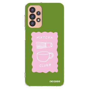 Picasee silikonowe przeźroczyste etui na Samsung Galaxy A23 A236B 5G - Matcha club
