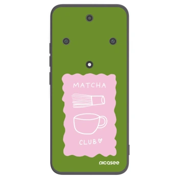 Picasee silikonowe czarne etui na Honor Magic5 Lite 5G - Matcha club