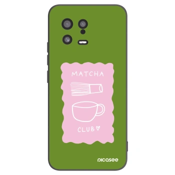 Picasee silikonowe czarne etui na Xiaomi 13 - Matcha club