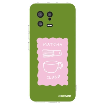 Picasee silikonowe przeźroczyste etui na Xiaomi 13 - Matcha club