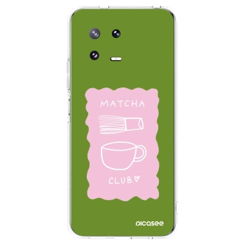 Picasee silikonowe przeźroczyste etui na Xiaomi 13 Pro - Matcha club