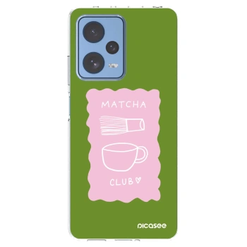 Picasee silikonowe przeźroczyste etui na Xiaomi Redmi Note 12 Pro 5G - Matcha club
