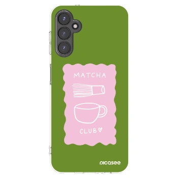 Picasee silikonowe przeźroczyste etui na Samsung Galaxy A14 4G A145R - Matcha club