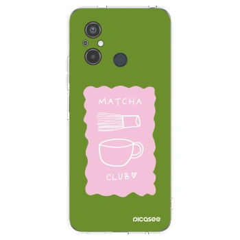 Picasee silikonowe przeźroczyste etui na Xiaomi Redmi 12C - Matcha club