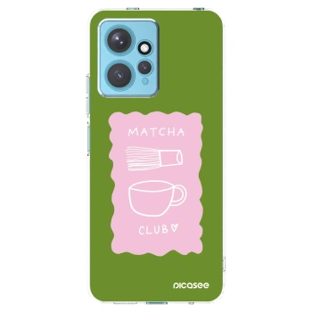Picasee silikonowe przeźroczyste etui na Xiaomi Redmi Note 12 4G - Matcha club