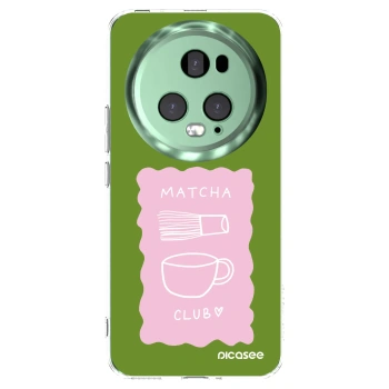 Picasee silikonowe przeźroczyste etui na Honor Magic5 Pro - Matcha club