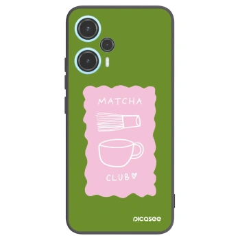 Picasee silikonowe czarne etui na Xiaomi Poco F5 - Matcha club