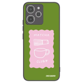 Picasee silikonowe czarne etui na Xiaomi Redmi 12 4G - Matcha club