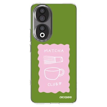 Picasee silikonowe przeźroczyste etui na Honor 90 5G - Matcha club