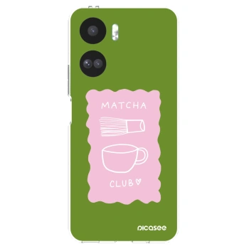 Picasee silikonowe przeźroczyste etui na Honor 90 Lite 5G - Matcha club