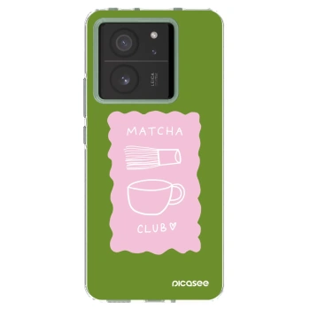 Picasee silikonowe przeźroczyste etui na Xiaomi 13T - Matcha club