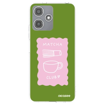 Picasee silikonowe przeźroczyste etui na Xiaomi Redmi 12 5G - Matcha club