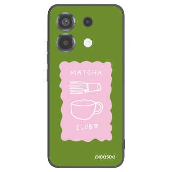 Picasee silikonowe czarne etui na Xiaomi Poco X6 - Matcha club