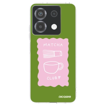 Picasee silikonowe przeźroczyste etui na Xiaomi Poco X6 - Matcha club