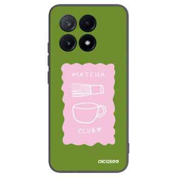 Picasee silikonowe czarne etui na Xiaomi Poco X6 Pro - Matcha club