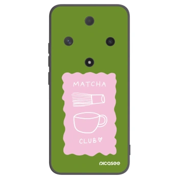 Picasee silikonowe czarne etui na Honor Magic6 Lite 5G - Matcha club