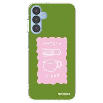 Picasee silikonowe przeźroczyste etui na Samsung Galaxy A15 A156B 5G - Matcha club