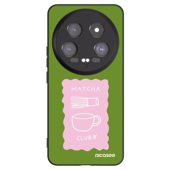 Picasee silikonowe czarne etui na Xiaomi 14 Ultra - Matcha club