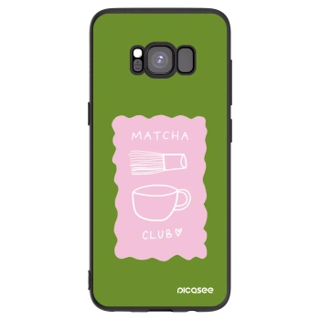 Picasee silikonowe czarne etui na Samsung Galaxy S8 G950F - Matcha club