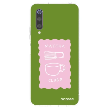 Picasee silikonowe przeźroczyste etui na Xiaomi Mi 9 - Matcha club