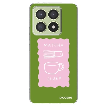 Picasee silikonowe przeźroczyste etui na Xiaomi 14T - Matcha club