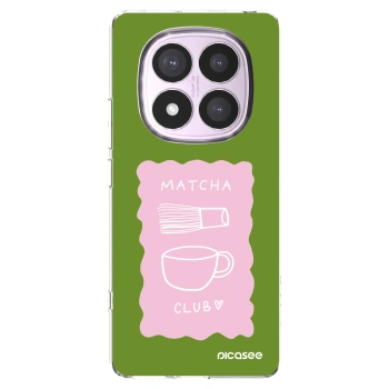 Picasee silikonowe przeźroczyste etui na Xiaomi Redmi Note 14 Pro 5G - Matcha club