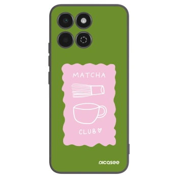 Picasee silikonowe czarne etui na Honor 200 Smart 5G - Matcha club
