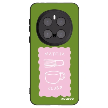 Picasee silikonowe czarne etui na Honor Magic7 Pro 5G - Matcha club