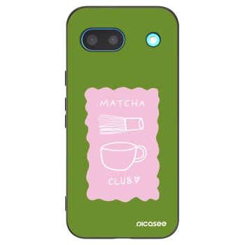 Picasee silikonowe czarne etui na Google Pixel 8a - Matcha club