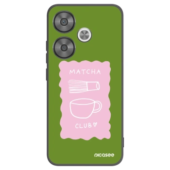 Picasee silikonowe czarne etui na Xiaomi Poco F6 - Matcha club