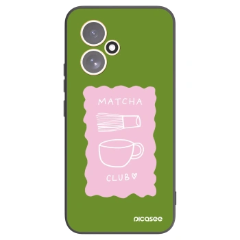Picasee silikonowe czarne etui na Honor 400 5G - Matcha club