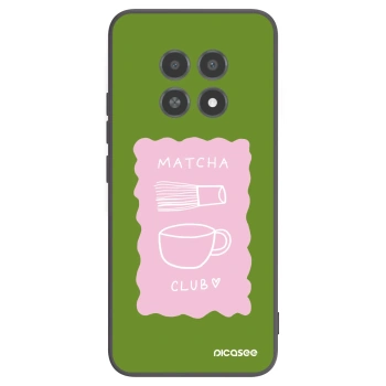 Picasee silikonowe czarne etui na Realme 12X - Matcha club