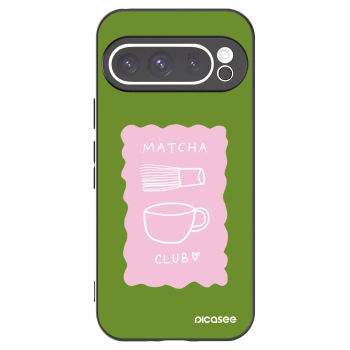 Picasee silikonowe czarne etui na Google Pixel 9 Pro XL - Matcha club
