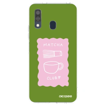 Picasee silikonowe przeźroczyste etui na Samsung Galaxy A40 A405F - Matcha club