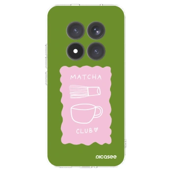 Picasee silikonowe przeźroczyste etui na Xiaomi Redmi Note 15 Pro+ - Matcha club