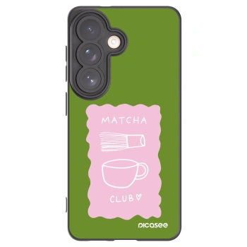 Picasee silikonowe czarne etui na Samsung Galaxy S26 - Matcha club