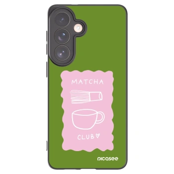 Picasee silikonowe czarne etui na Samsung Galaxy S26+ - Matcha club