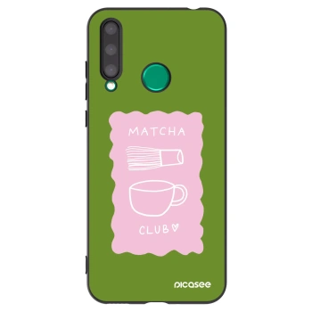 Picasee silikonowe czarne etui na Honor 20 Lite - Matcha club