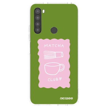 Picasee silikonowe przeźroczyste etui na Xiaomi Redmi Note 8 - Matcha club