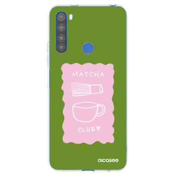 Picasee silikonowe przeźroczyste etui na Xiaomi Redmi Note 8T - Matcha club
