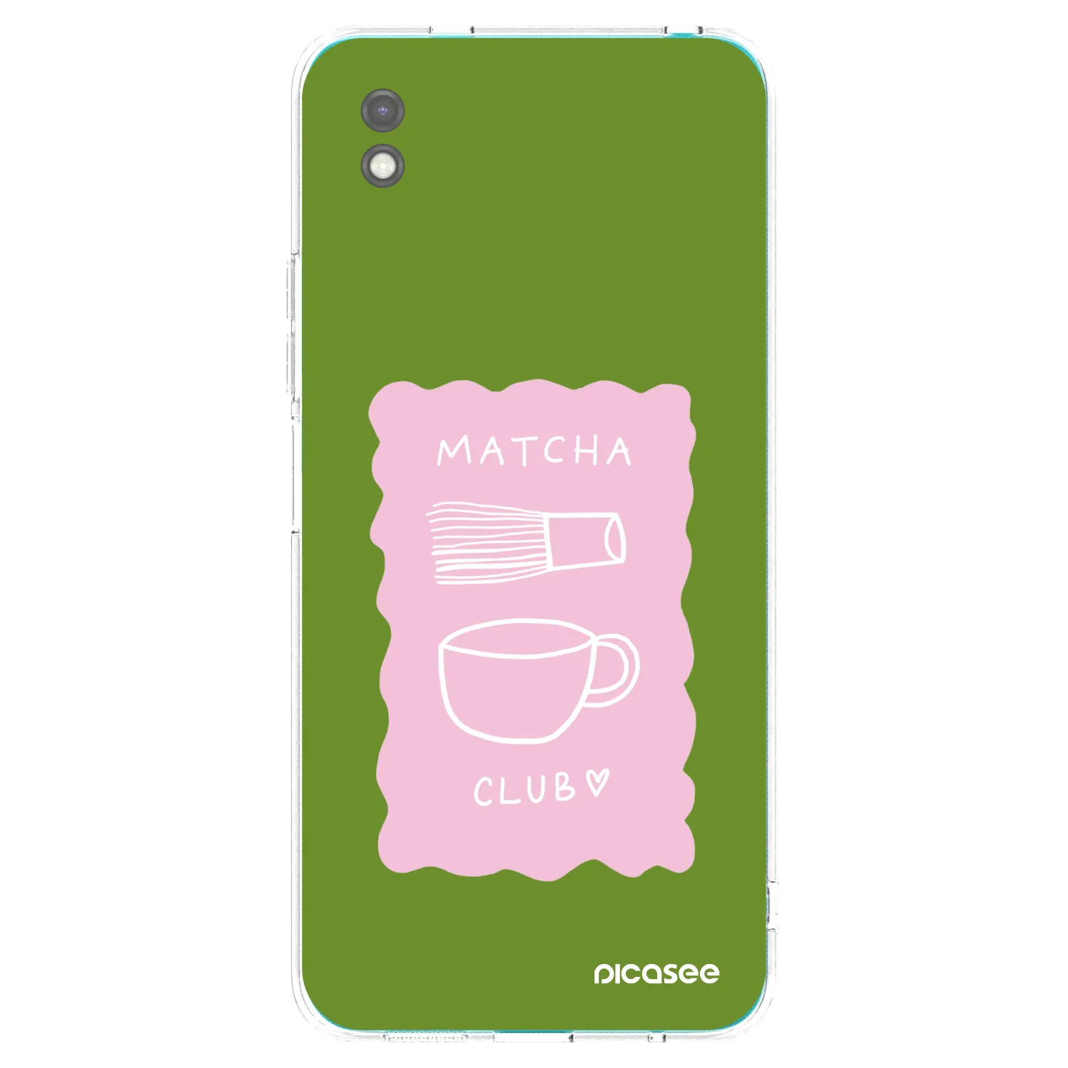 Picasee silikonowe czarne etui na Xiaomi Redmi 9A - Matcha club