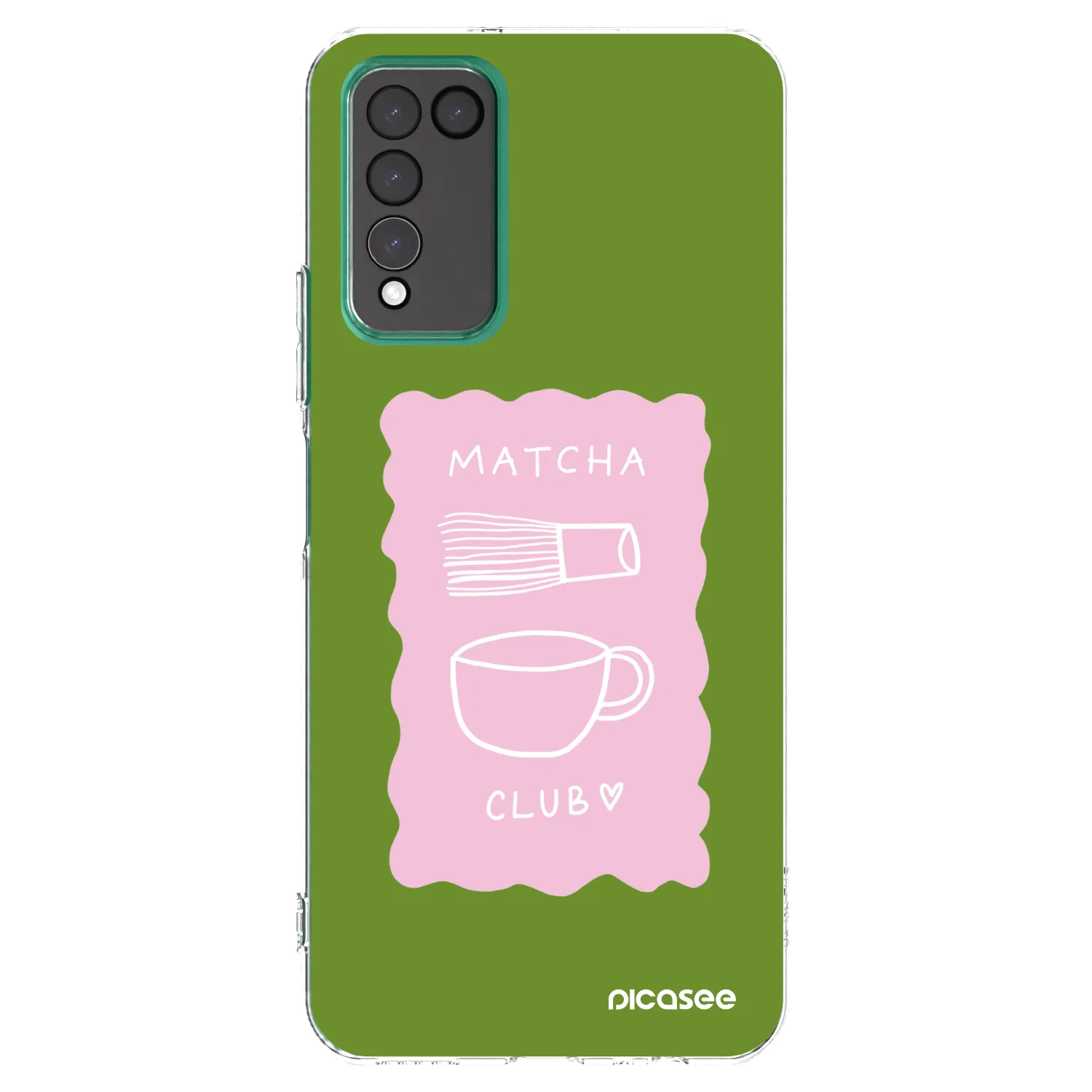 Picasee silikonowe przeźroczyste etui na Honor 10X Lite - Matcha club