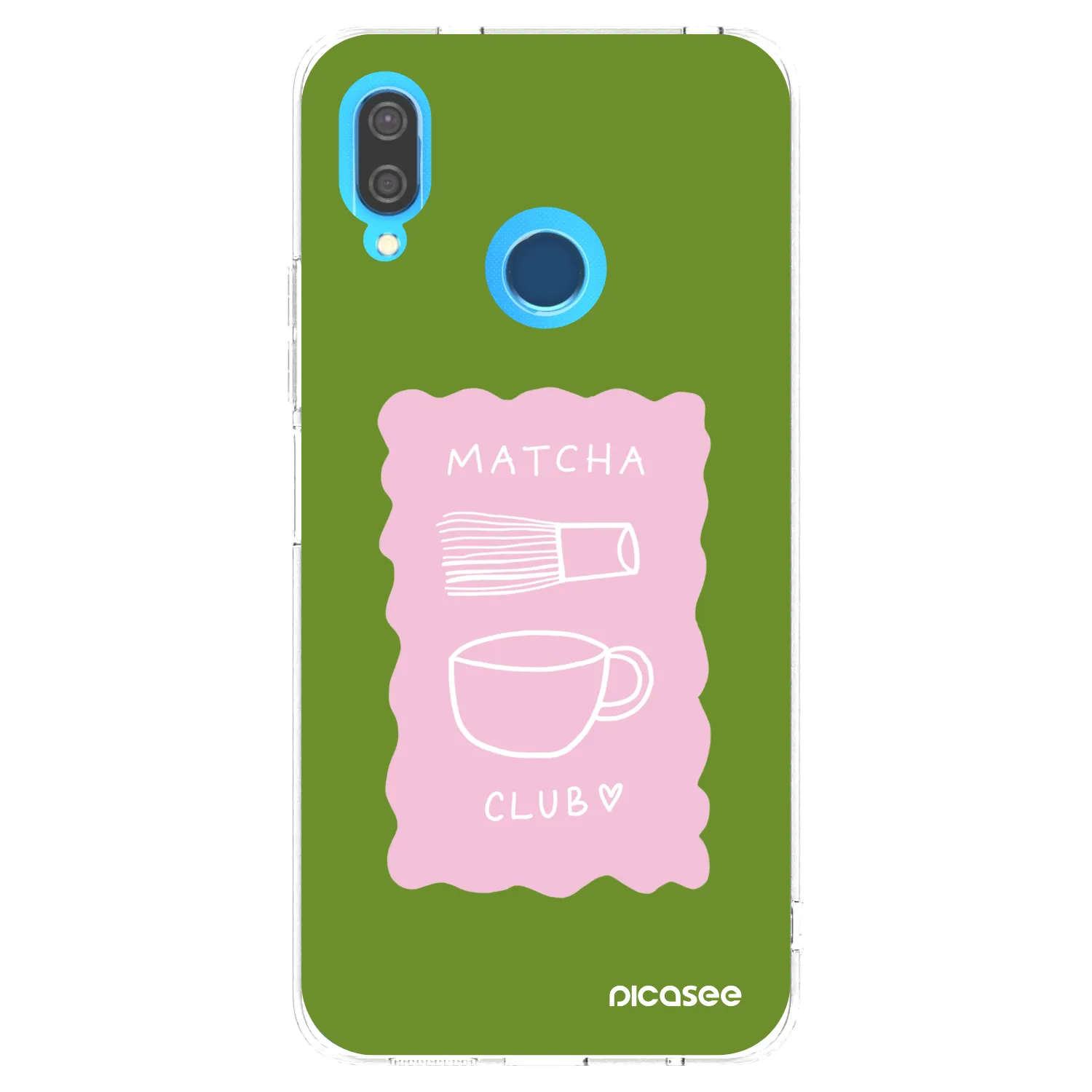 Picasee silikonowe przeźroczyste etui na Huawei P20 Lite - Matcha club