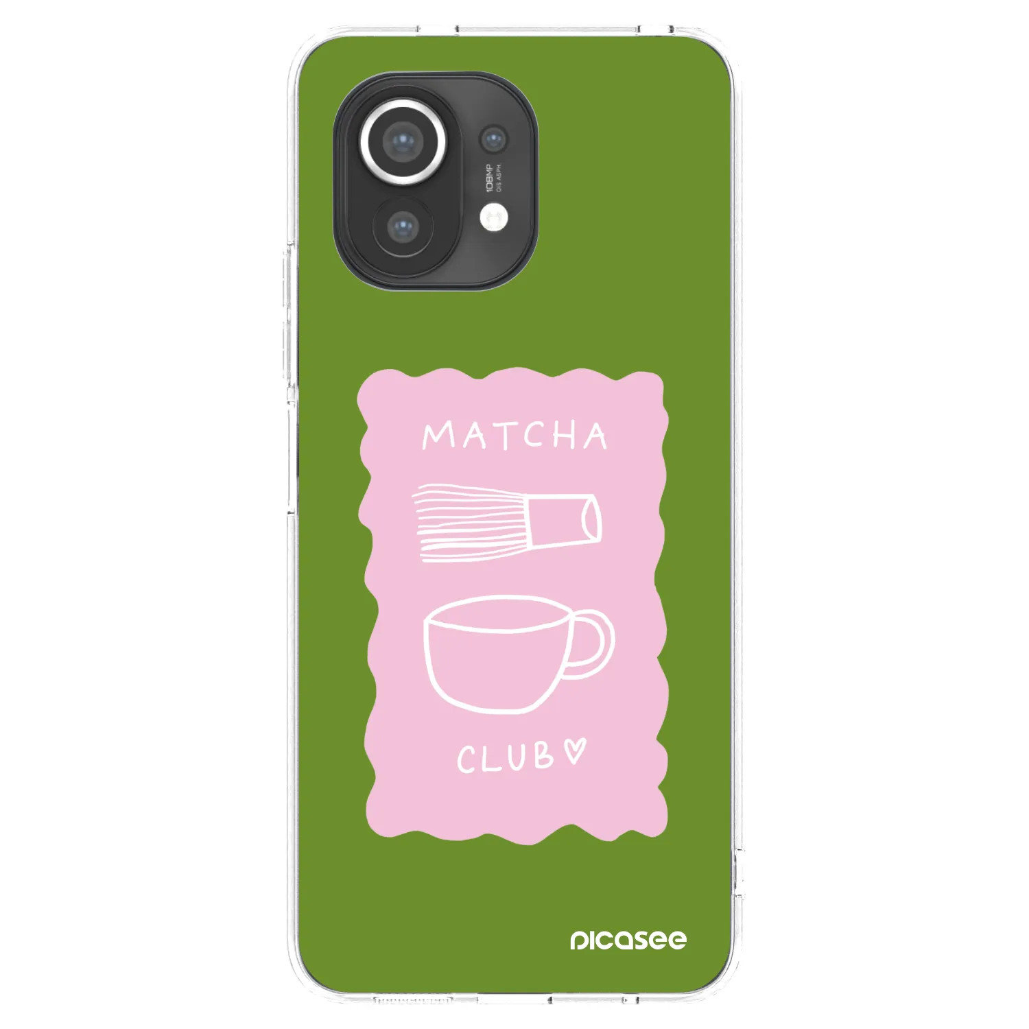 Picasee silikonowe przeźroczyste etui na Xiaomi Mi 11 - Matcha club