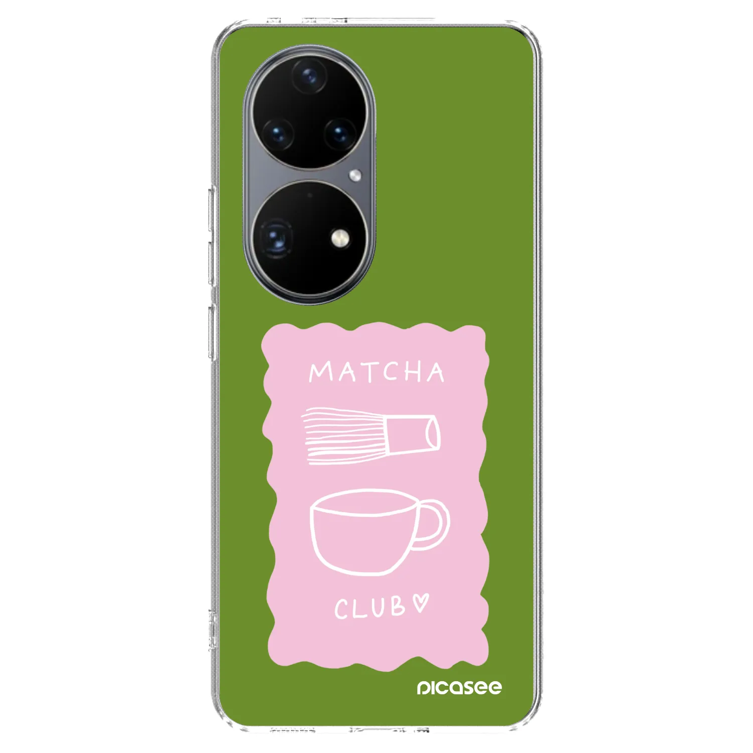 Picasee silikonowe przeźroczyste etui na Huawei P50 - Matcha club