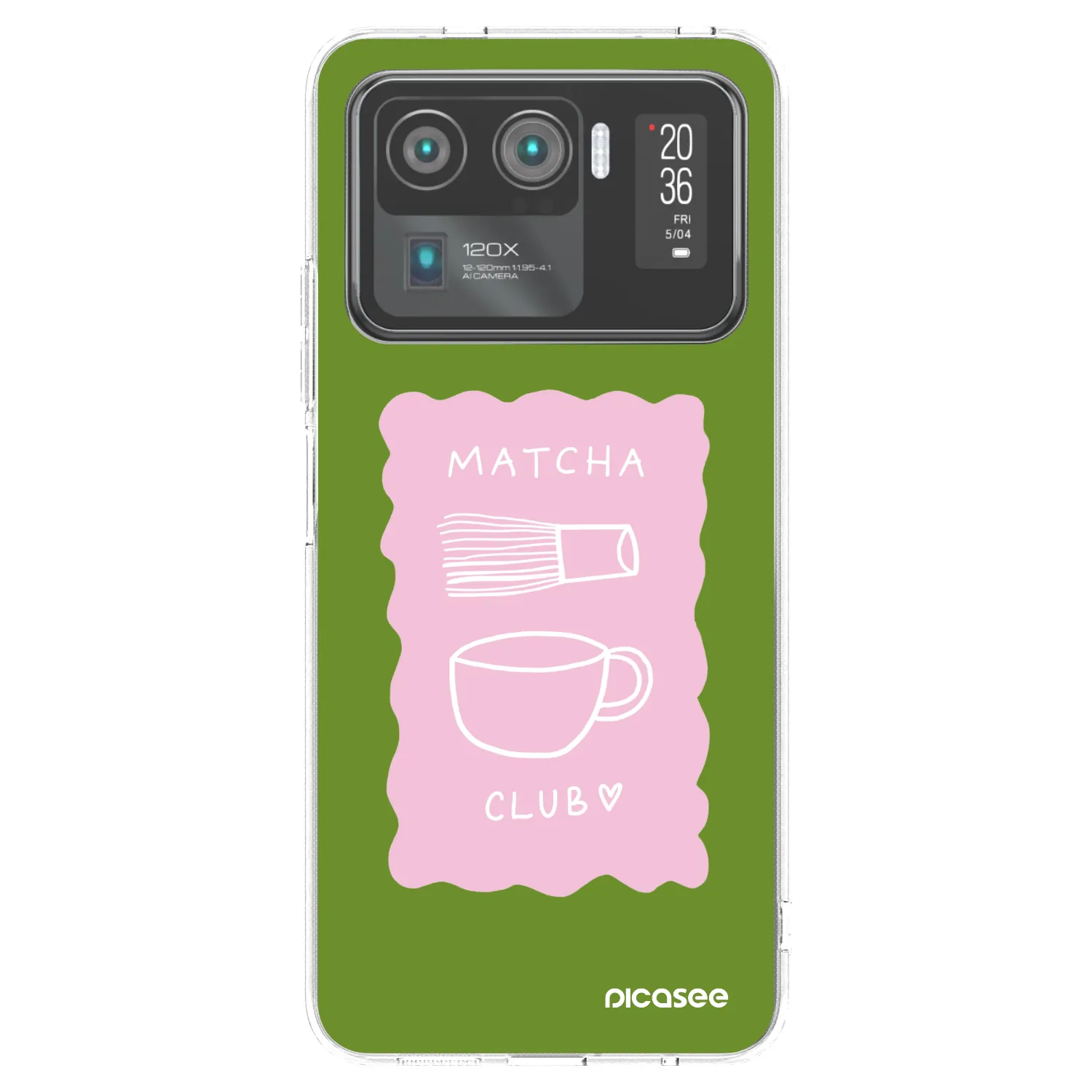 Picasee silikonowe przeźroczyste etui na Xiaomi Mi 11 Ultra - Matcha club