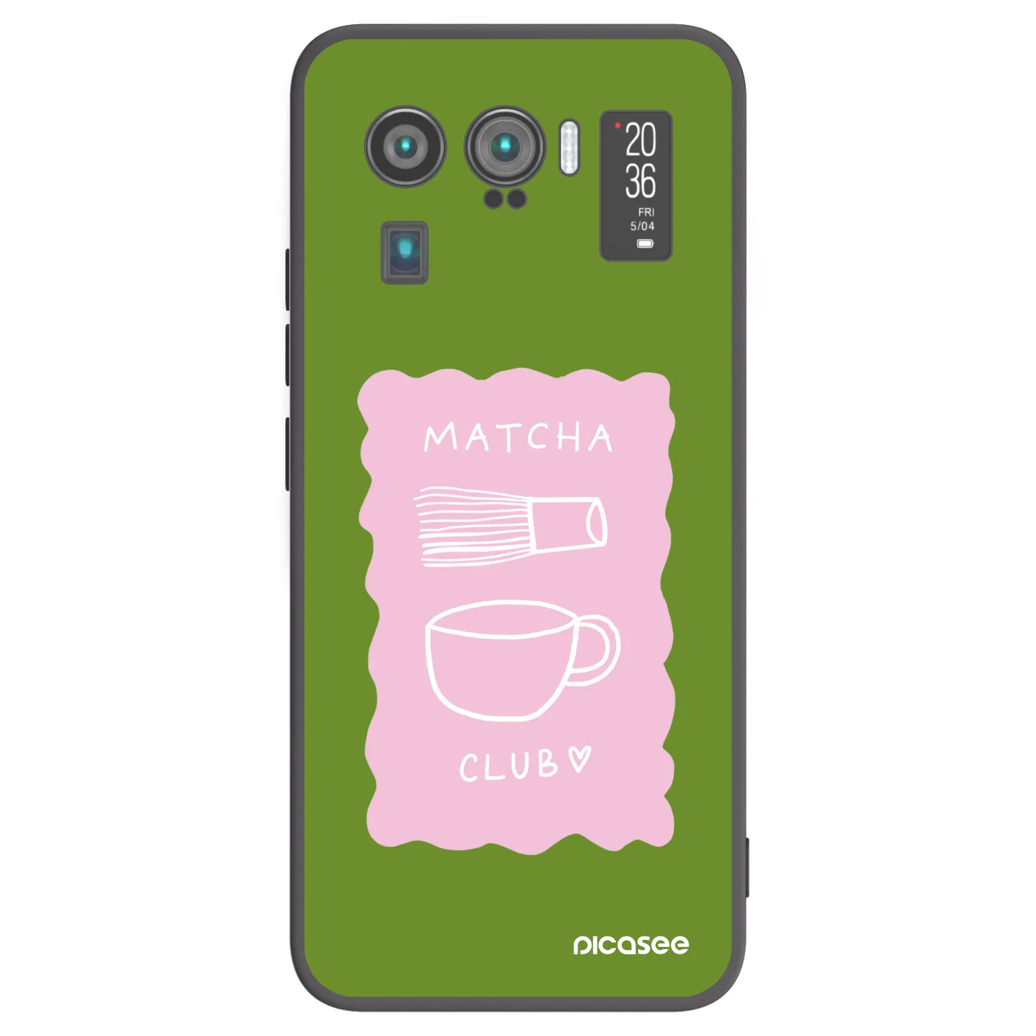 Picasee silikonowe czarne etui na Xiaomi Mi 11 Ultra - Matcha club