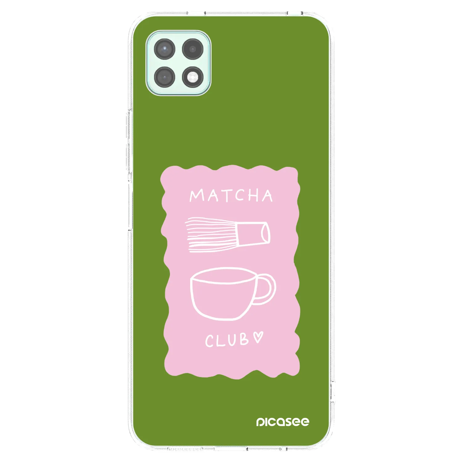 Picasee silikonowe przeźroczyste etui na Samsung Galaxy A22 A226B 5G - Matcha club