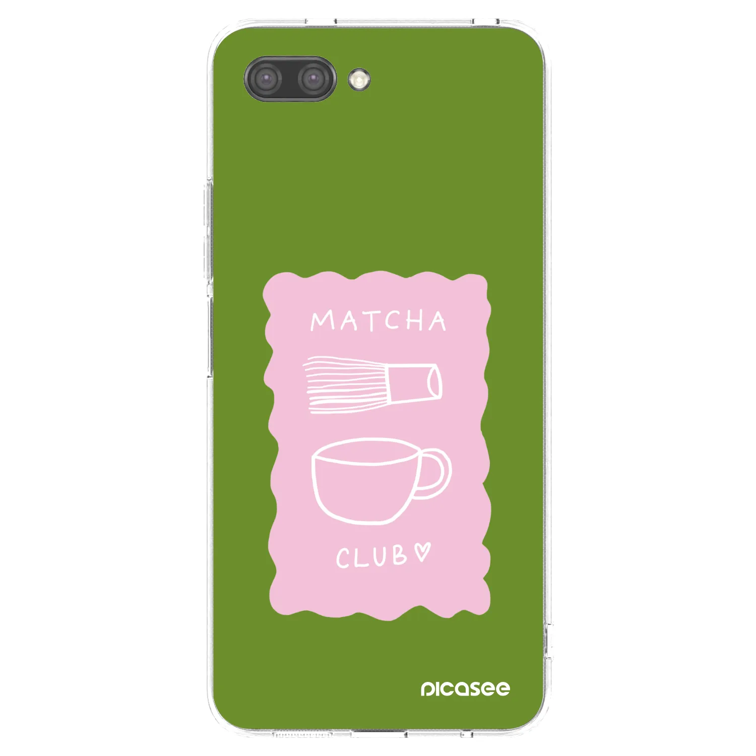 Picasee silikonowe przeźroczyste etui na Honor 10 - Matcha club